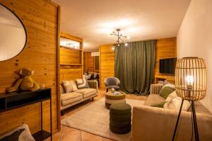TV a/nebo společenská místnost v ubytování Peclet Appartements VTI