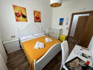 Posteľ alebo postele v izbe v ubytovaní B & B Vigna Di Filippo - Paestum