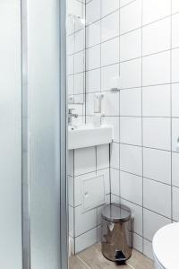 Koupelna v ubytování Augustus Hotel Bernkastel - Comfortable Budget Hotel