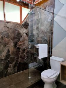 Phòng tắm tại La Quinta Mansión Lofts