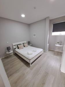 Katil atau katil-katil dalam bilik di Bolhão Apartment