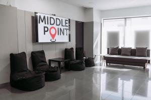 Posezení v ubytování Middle Point
