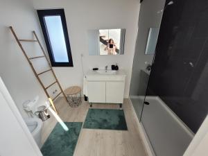 Koupelna v ubytování Casa das Azorinas + 37 fotografií