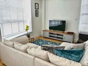 Zona d'estar a Luxury Northampton Town Centre Apartment