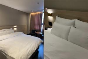 Postel nebo postele na pokoji v ubytování Hotel SUMMIT