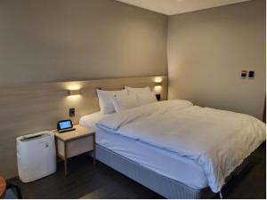 Postel nebo postele na pokoji v ubytování Hotel SUMMIT