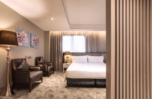 Katil atau katil-katil dalam bilik di Hotel Valletta