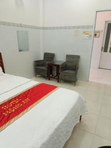 Posezení v ubytování Khách sạn Mộng An