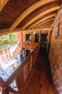 Posezení v ubytování Hostal Vista Hermosa