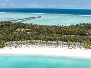 an aerial view of a resort on the beach at Villa Park Sun Island Resort in Maamigili