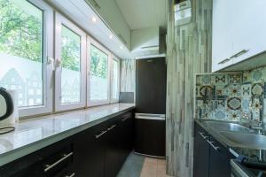 Η κουζίνα ή μικρή κουζίνα στο Cosy&Bright TeofilowDistrict +7 φωτογραφίες
