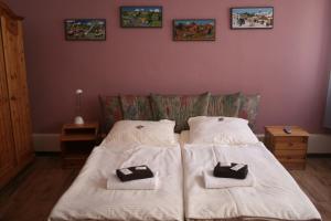Ένα ή περισσότερα κρεβάτια σε δωμάτιο στο Landgasthof Hotel Rebe Alzey