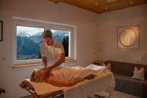 Spaa ja/või tervisekeskus majutusasutuses Alpenrelax Krepperhütte