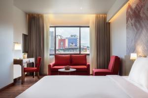 Dusit Princess Kathmandu客房内的一张或多张床位
