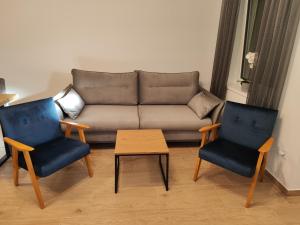 Posezení v ubytování SzeCu Apartmanház