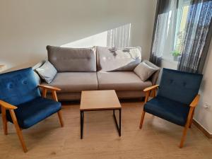 Posezení v ubytování SzeCu Apartmanház