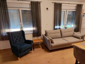 Posezení v ubytování SzeCu Apartmanház