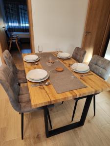 Posezení v ubytování SzeCu Apartmanház