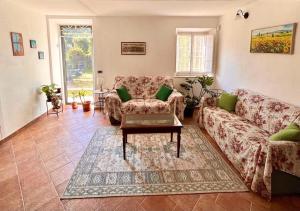 Posezení v ubytování B&B Giardino delle Camelie