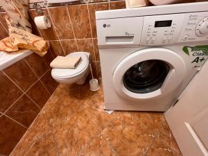 Koupelna v ubytování Jurincom apartmens Zamecky Vrch