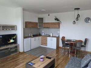 Eldhús eða eldhúskrókur á DAS Apartman