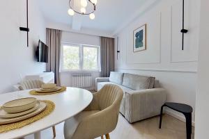 Posezení v ubytování Apartament na Grochowej Centrum