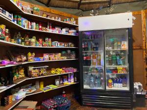 Supermarket nebo jiné obchody v  chaty nebo okolí