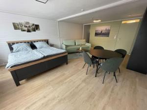 Postel nebo postele na pokoji v ubytování Ferienwohnung Auszeit
