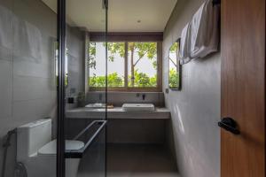 Koupelna v ubytování Cát Vàng Hotel & Apartment