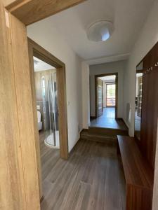 Cama o camas de una habitación en Apartmány Lipka