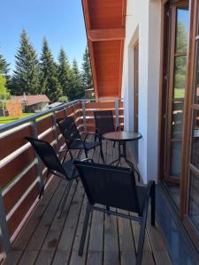 Un balcón o terraza de Apartmány Lipka