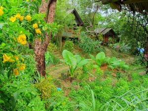 Littleduck bungalow Koh Chang Ranong外面的花园