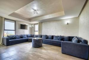 Χώρος καθιστικού στο Reve Bleu taghazout - Piscine - 4Px