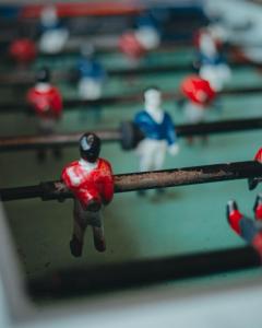 un primer plano de un jugador de ping pong en un palo en Killary Lodge & Glamping, en Cachanlo de Sidcay