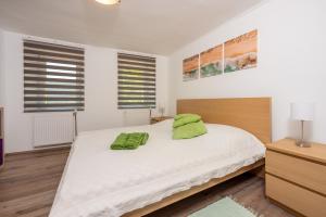 Postel nebo postele na pokoji v ubytování Greenhouse Adria