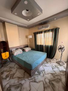Кровать или кровати в номере Hurghada Apartment