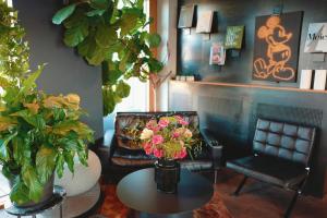 Ruang duduk di ART HOUSE Basel - Member of Design Hotels