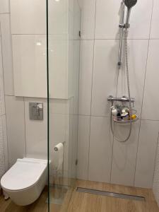 Homestay tesisinde bir banyo