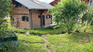 Zahrada ubytování Chalet des 2 lacs