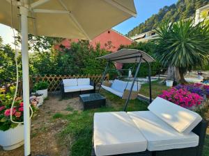 Vonkajšia záhrada v ubytovaní Corfu Glyfada Menigos Resort 59