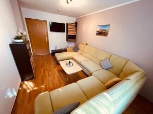 Posezení v ubytování Moselferienhaus Porten