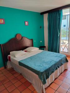 Postel nebo postele na pokoji v ubytování Appartements vue mer - Résidence de la baie - Tartane + 21 fotografií