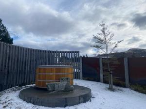 Alpine Lodges v zimě