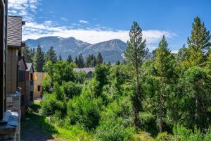 a view of the mountains from a house at Creekhouse 1583 in Mammoth Lakes