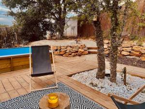 Πισίνα στο ή κοντά στο Tiny LiLouMaCa Cœur Ste Baume