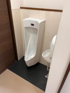 eine Badezimmerkabine mit Urinal und Waschbecken in der Unterkunft Guesthouse Hatenashi - Vacation STAY 43934v in Hongu