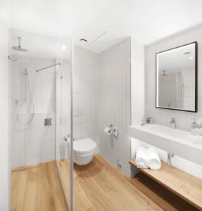 Ένα μπάνιο στο Hilton Garden Inn Bucharest Airport