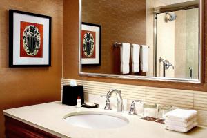 Koupelna v ubytování Sheraton Cavalier Calgary Hotel