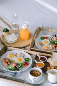 Možnosti snídaně pro hosty v ubytování The Proud Resort @Khao kho
