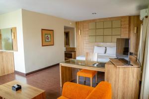 Kuchyň nebo kuchyňský kout v ubytování Hotel Alia Cikini